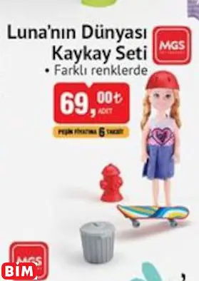 MGS LUNA’NIN DÜNYASI KAYKAY SETİ